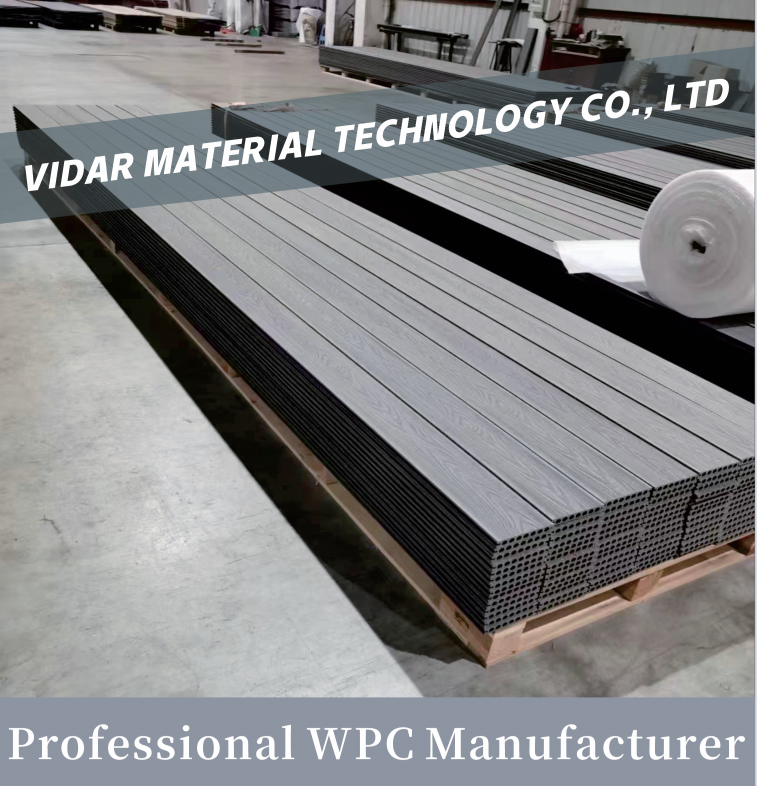 Elegante terrazza in WPC grigio scuro