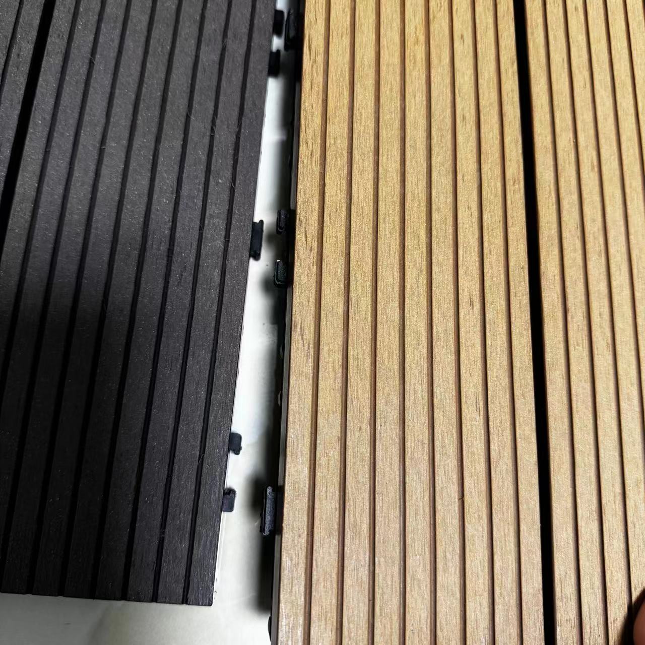 Piastrelle WPC per esterni ad incastro fai-da-te