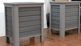 Fioriera per esterni Decorazione Fioriera in legno composito plastica Wpc Fioriera