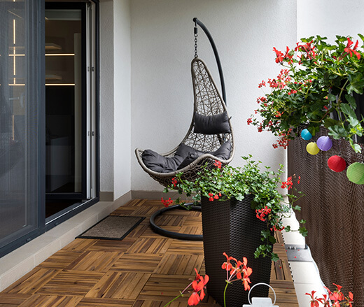 Piastrelle fai da te in WPC