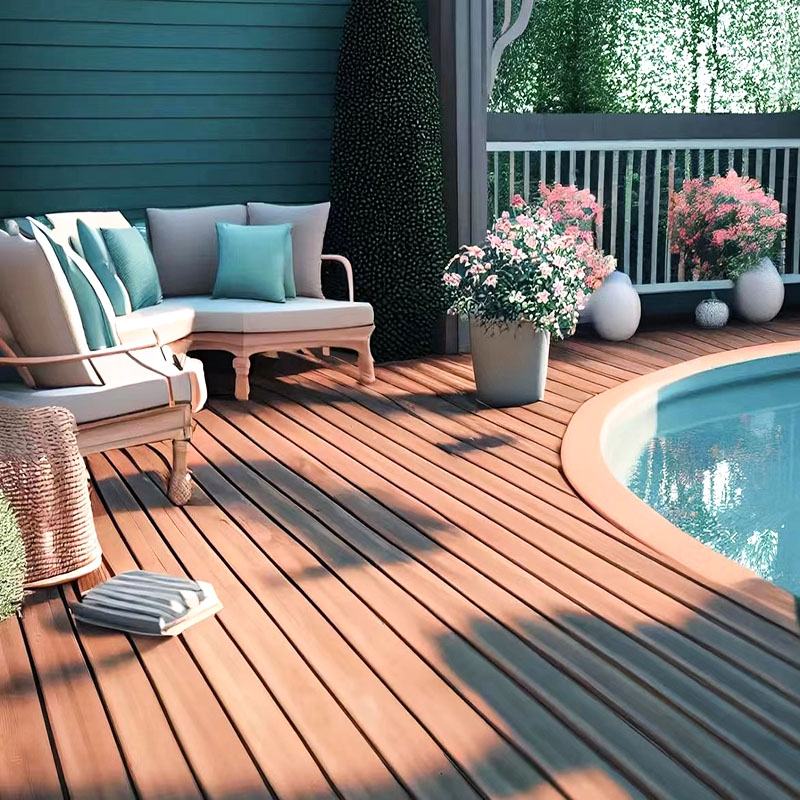 Decking WPC per piscina 