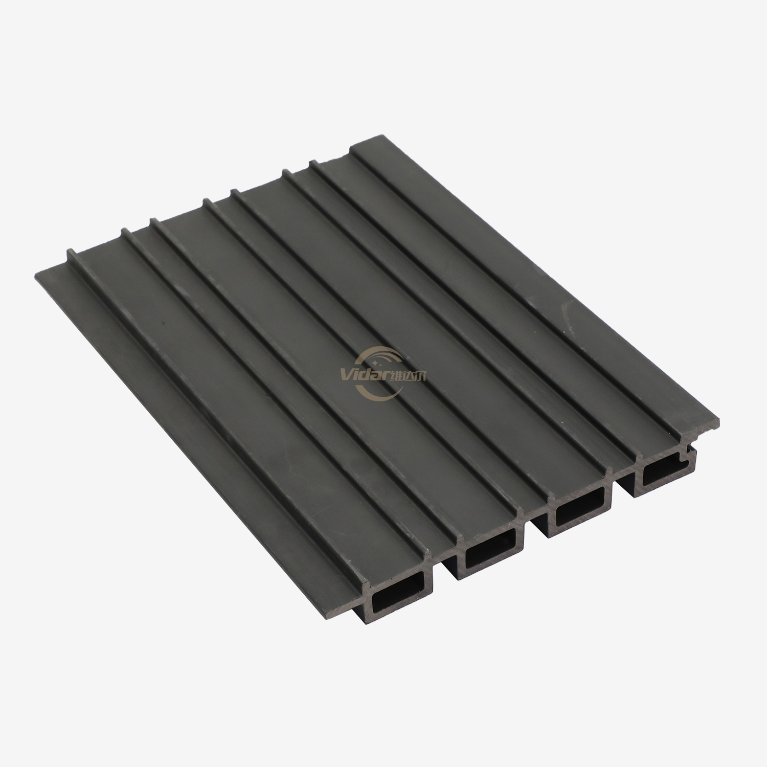 219x26mm colore nero Coestrusione Grano di legno Rivestimento esterno Rivestimenti per esterni Legno Plastica Composito Decorazione Rivestimento Pannelli a parete WPC di colore misto