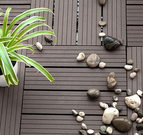 in WPC per esterni ad incastro fai da te